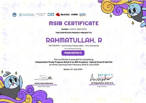 IBM Academy : Hybrid Cloud & Red Hat Cohort